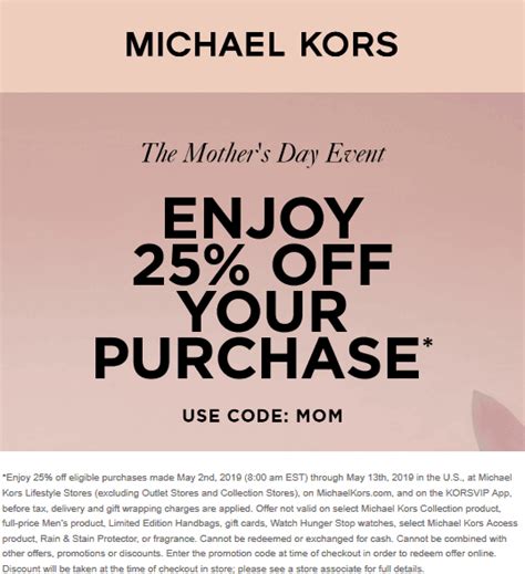 promo michael kors canada|Michael Kors coupon code online.